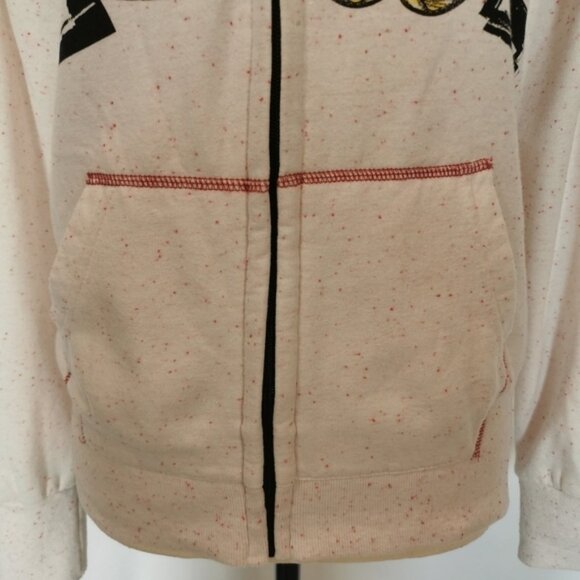 Disney Love Full Zip Hoodie, White with Red - Sz XS - Picture 4 of 10